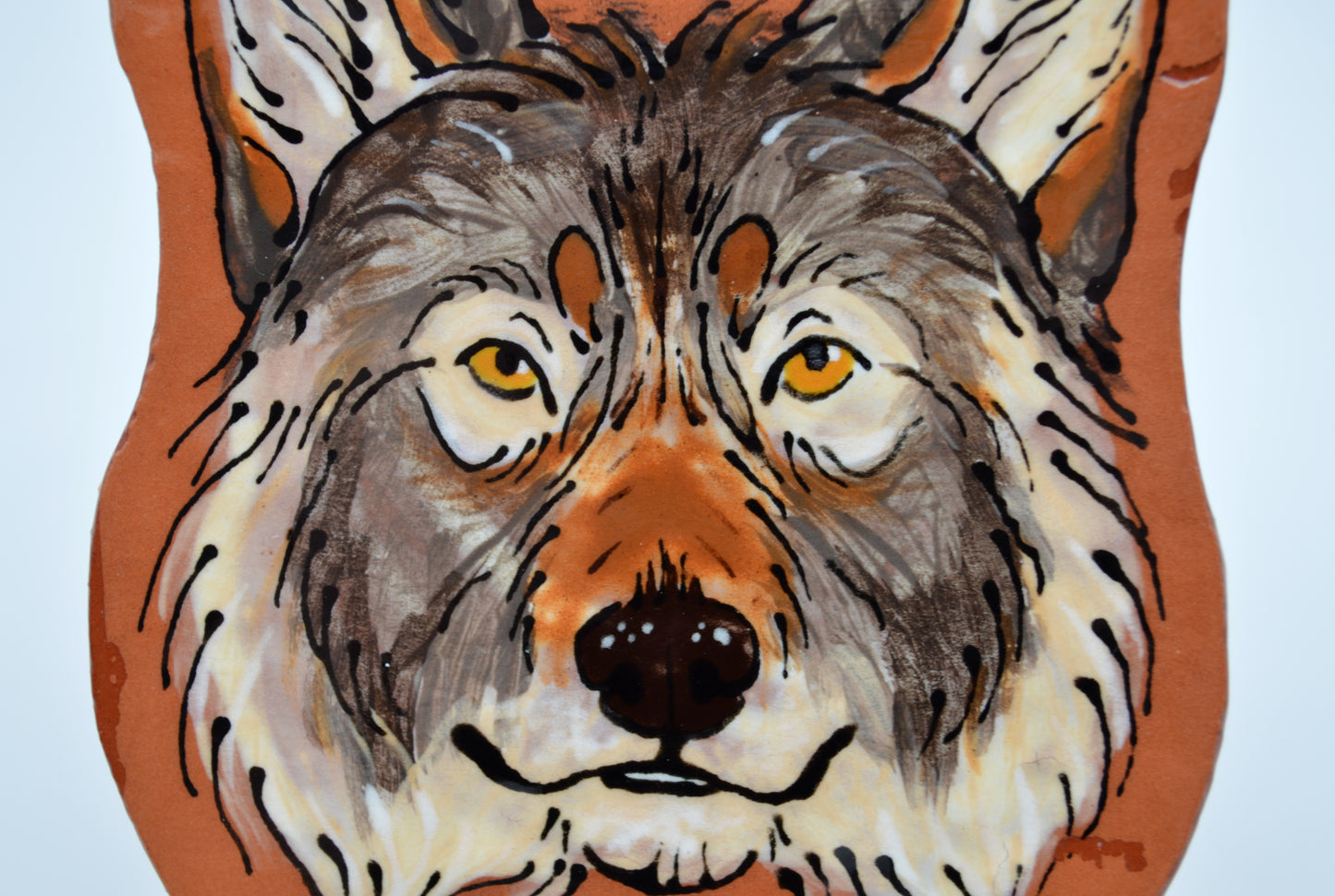 Coyote Head Wall Tile