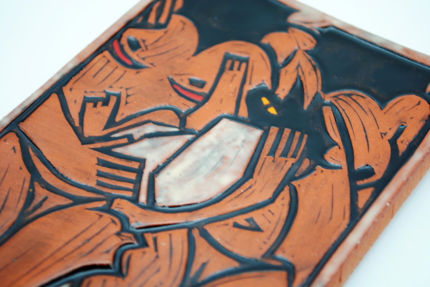 Werewolf Couple Wall Tile